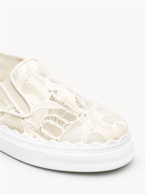 chloe lauren sneaker sale|chloe lace slip on sneakers.